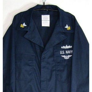 US Navy Official Flame Resistant Utility Coverall Blue 48XL USN 8405-01-619-1203